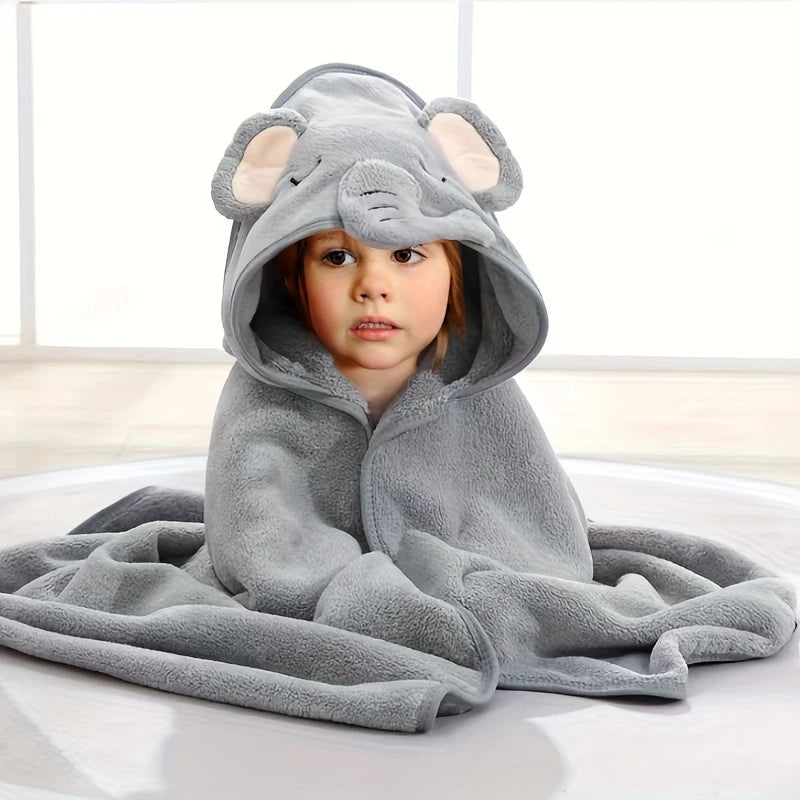 Cape de bain bébé-BabySweetTowel™-Eléphant