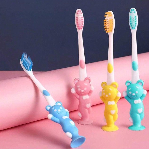 Brosse à Dent Bebe - CartoonToothbrush™ - Ours - Mon bon bebe