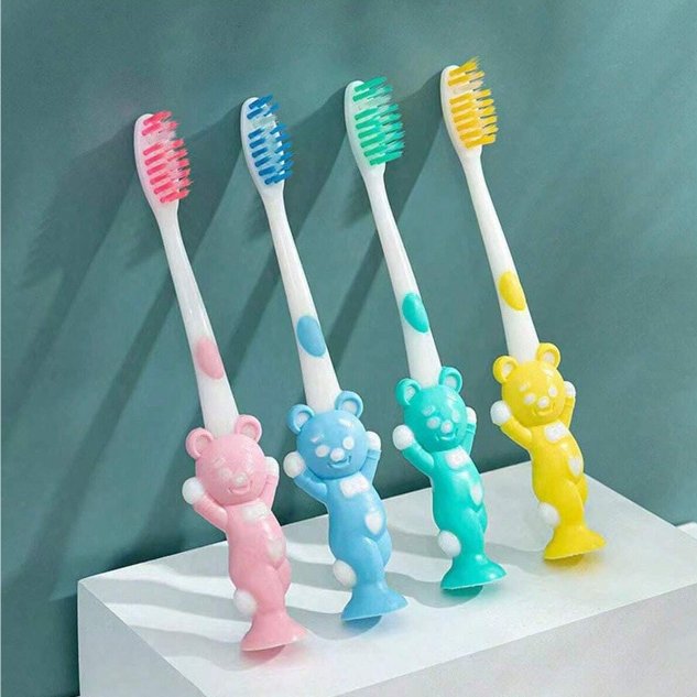 Brosse à Dent Bebe - CartoonToothbrush™ - Ours - Mon bon bebe