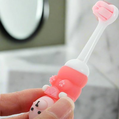 Brosse à Dents - CuteBabyToothbrush™ - Rose - Mon bon bebe