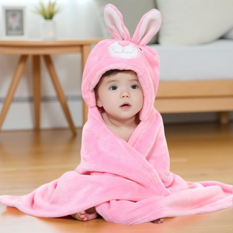 Cape de bain enfant - BabyBathTowel™-Lapin