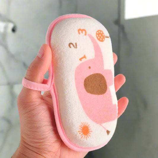 Eponge de Bain - BabyBathSponge™ - Rose - Mon bon bebe