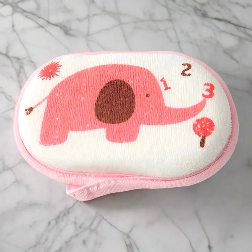 Eponge de Bain - BabyBathSponge™ - Rose - Mon bon bebe