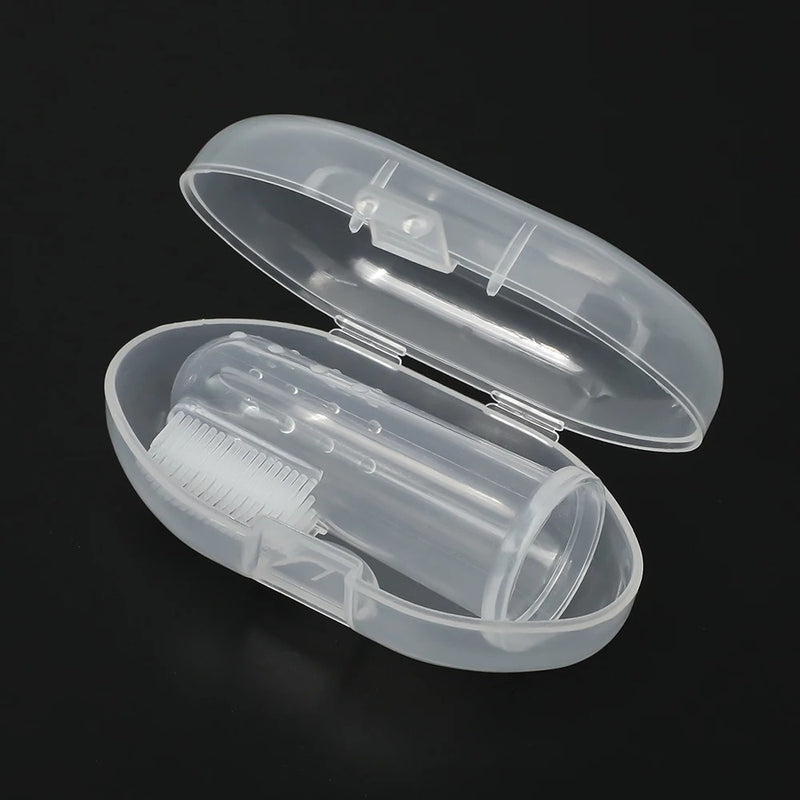 Brosse à dents en silicone souple pour bébé-BabyCuteToothBrush™